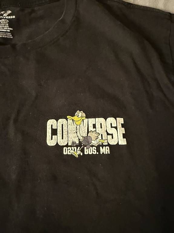 T-Shirts: Converse T-Shirt schwarz  – Gebraucht aus Wädenswil von dom_pz5d