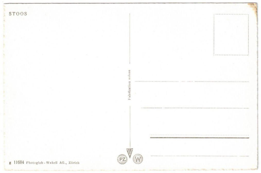 Cartoline postali: Stoos - Skilift Sternegg – Usato da Binningen venduto da Mountainrider 1