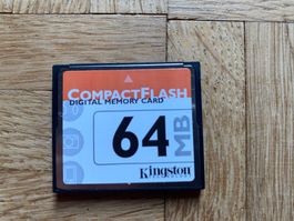 Kingston 64MByte Compact Flash Karte