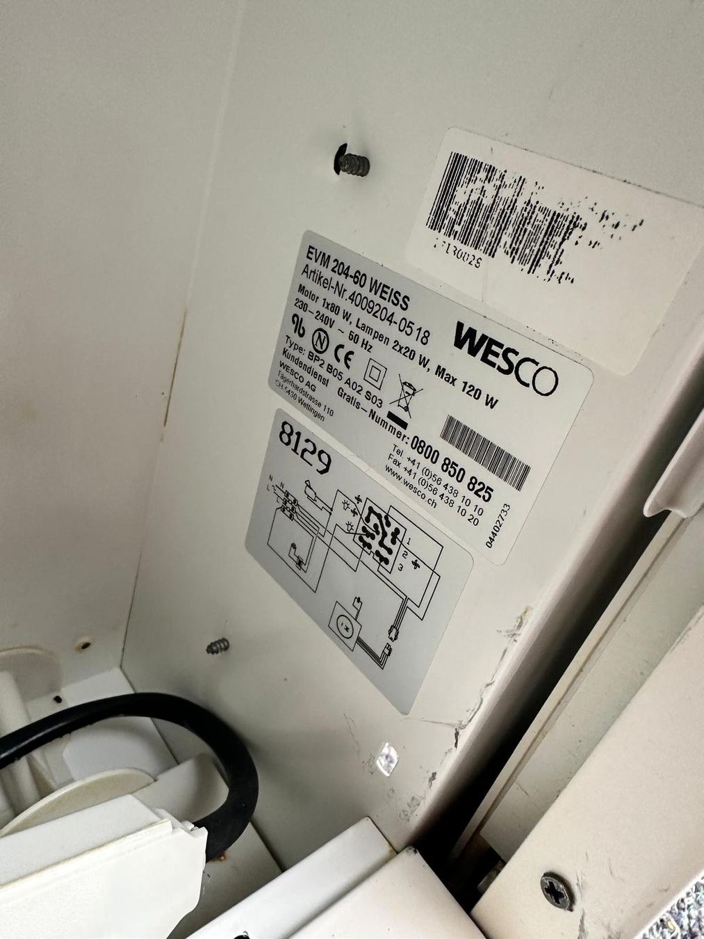 Wesco Cappe di aspirazione: Dunstabzugshaube & Dampfabzug WESCO – Usato da Spreitenbach venduto da Space_X 3