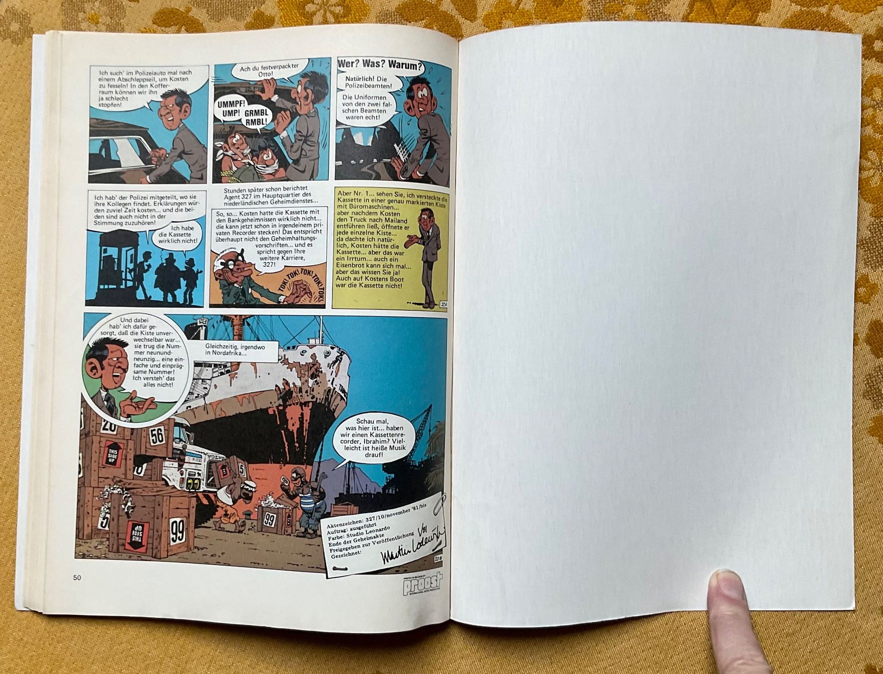 Fumetti: Agent 327 Band Nr 3 von 1987 – Usato da Endingen venduto da nathan05 8