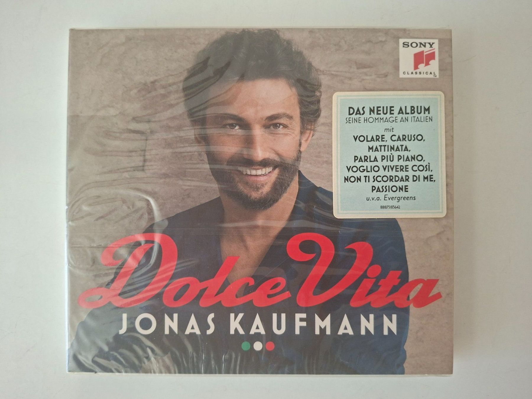 CD: Jonas Kaufmann  "Dolce Vita"   CD  OVP – Nuovo e nell'imballaggio originale da Zürich venduto da Daniel517