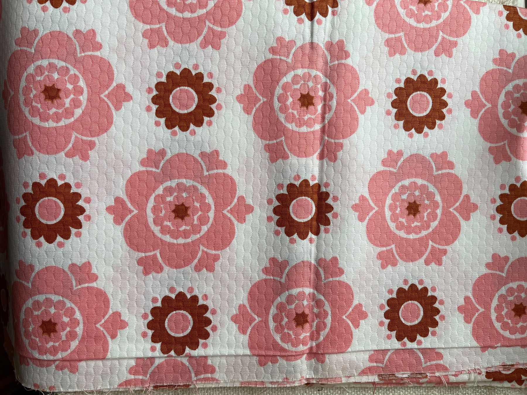 Tessuti: Baumwollstoff 100cm x 200cm, Retro rosa-gemustert – Nuovo (secondo la descrizione) da Meggen venduto da tulipe21