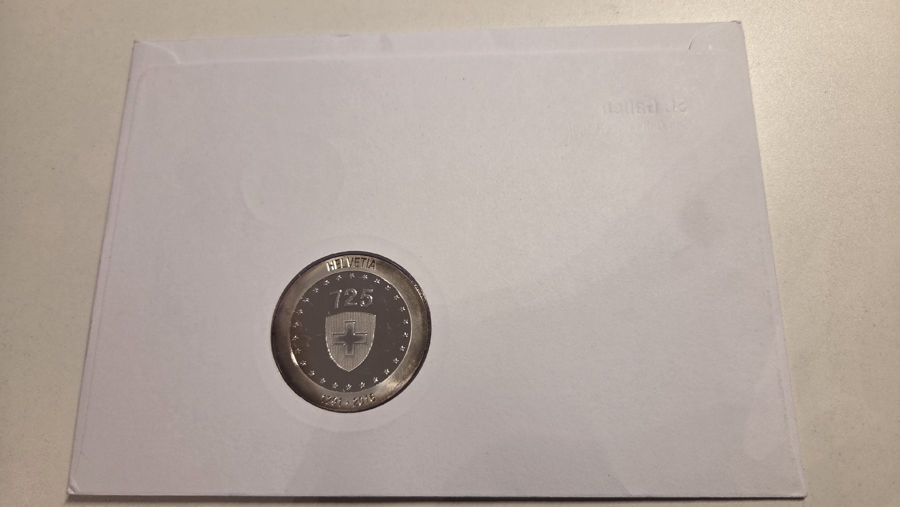Medaglie: 2017 FDC Medallienbrief  St.Gallen – Usato da Arni AG venduto da Moth68 1