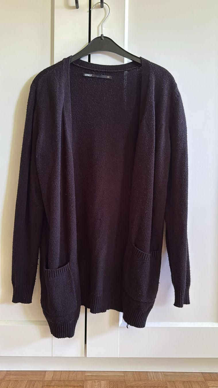 Jacken: Only Strickjacke, Cardigan, Schwarz, Gr. XS – Gebraucht aus sissach von maa_57j5