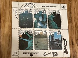 Briefmarken New York Ascension Island
