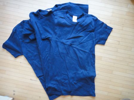 Unterhemd Absorba 3 T-Shirts, Gr. 152, Marineblau,Neu!