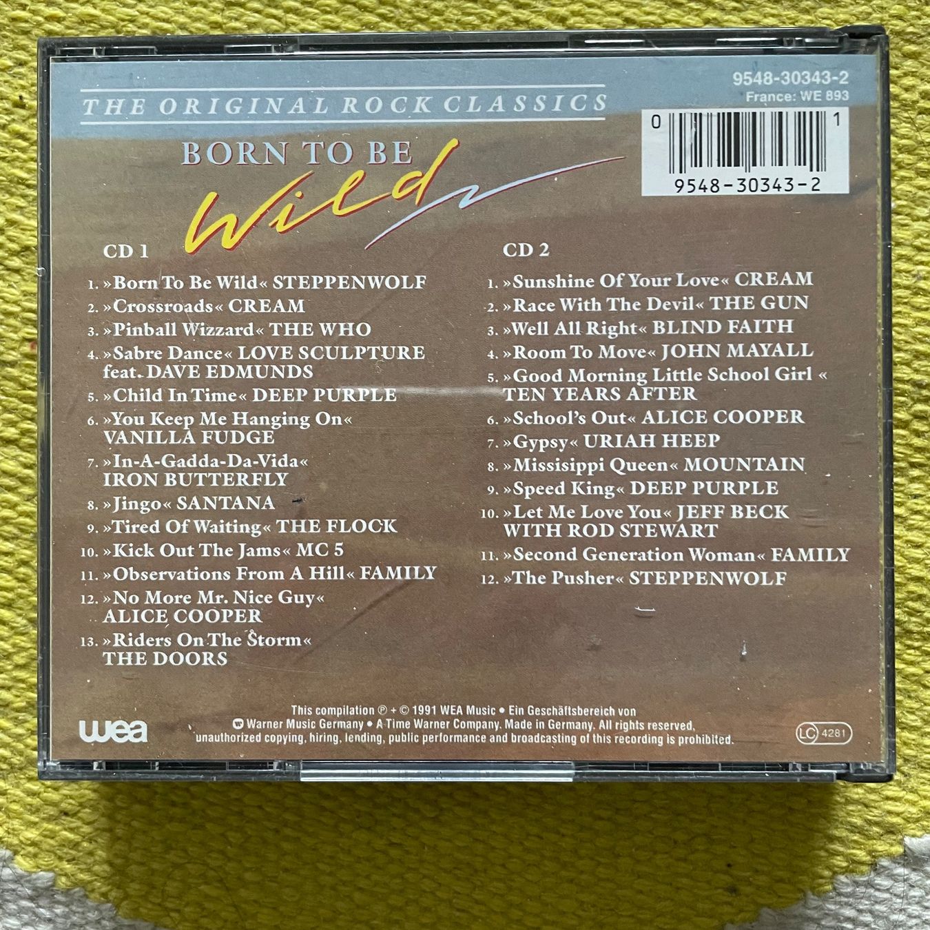 CDs: BORN TO BE WILD-2CD ORIGINAL ROCK CLASSICD – Gebraucht aus Rorschacherberg von CD-Roli 1