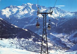 Verbier VS // 1979 Gondelbahn Savoleyres Grand Combin
