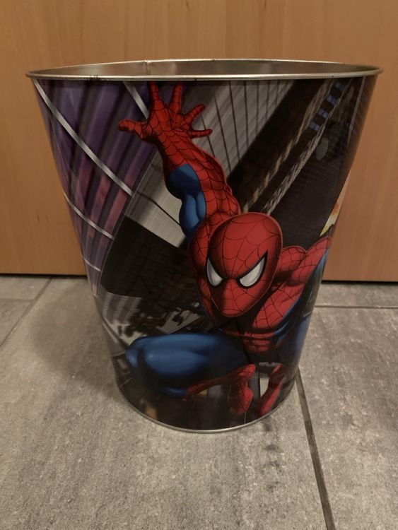Spider-Man Mülleimer 5 Liter - Bunt, Kunststoff, Für Kids