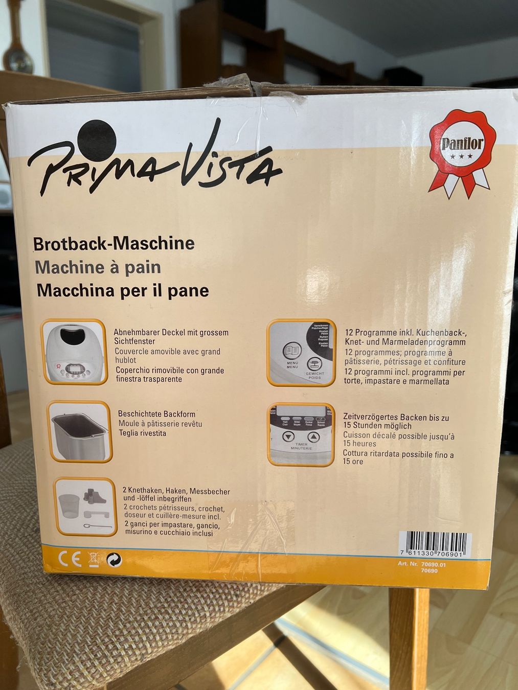 Küchengeräte: Brotbackmaschine Primavista – Gebraucht aus Birmenstorf AG von Hbiwn 2