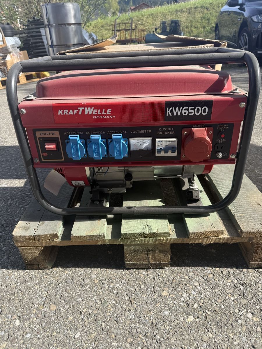 Neuwertiger Stromgenerator KraftWelle KW6500 zu verkaufen! (Gebraucht ...