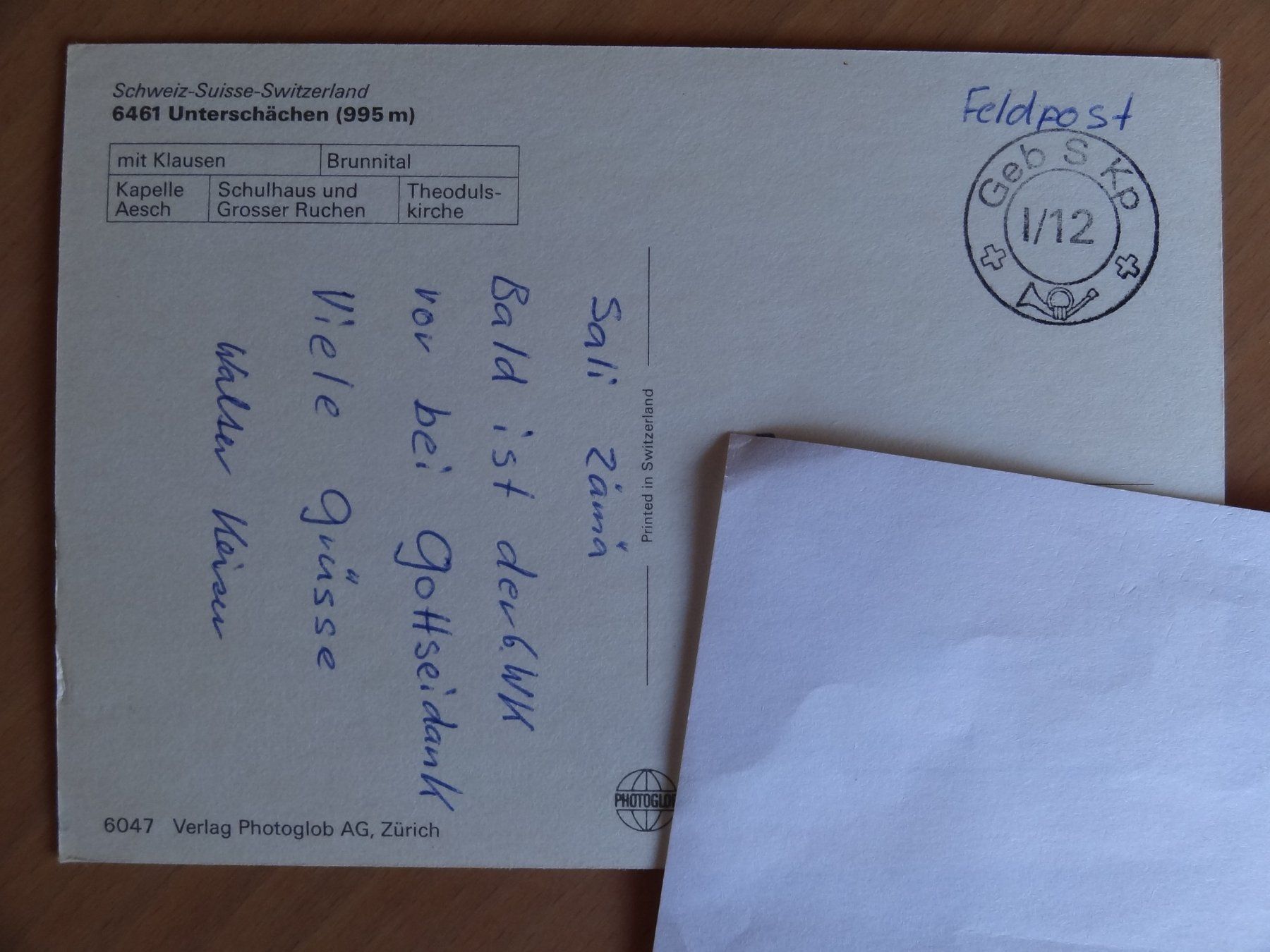 Cartoline postali: Unterschächen - 5 bild - Uri – Usato da St Léonard venduto da Riglin 1