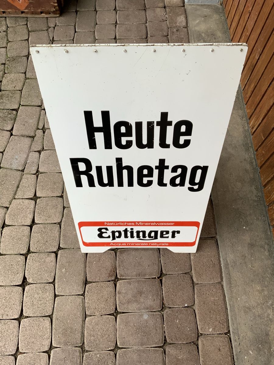 Insegne: Ruhetag Eptinger – Usato da Magden venduto da rom_5zrl 4