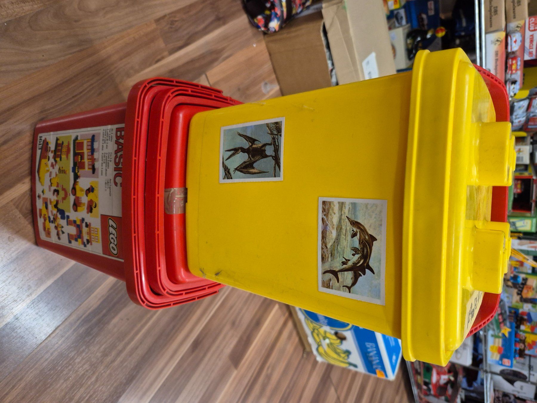 Contenitori & Simili: Vintage Lego Basic Steineboxen, 3 Stück, gebraucht – Usato da Schwarzenburg venduto da Sunny0290 1