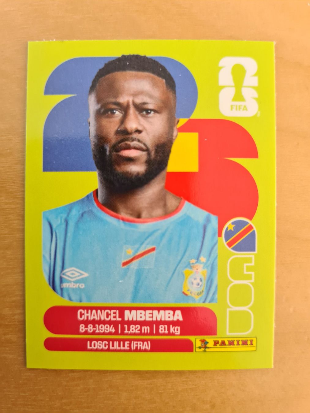 Panini Carte collezionabili: Panini Fifa World Cup 2026 Nr. COD 6 Chancel Mbemba – Nuovo (secondo la descrizione) da Oberwil BL venduto da Spieltopia