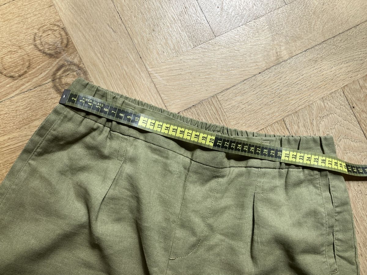 Zara Pantaloni: Leinenhose grün – Usato da Basel venduto da carmeni71 4
