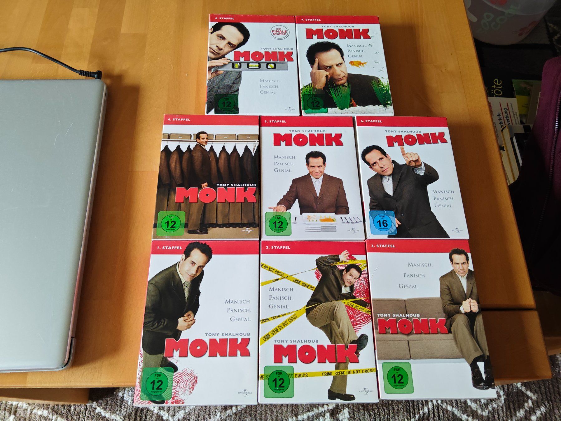 Tutti i DVDs: Monk Komplette Serie – Usato da Staad SG venduto da Hope80