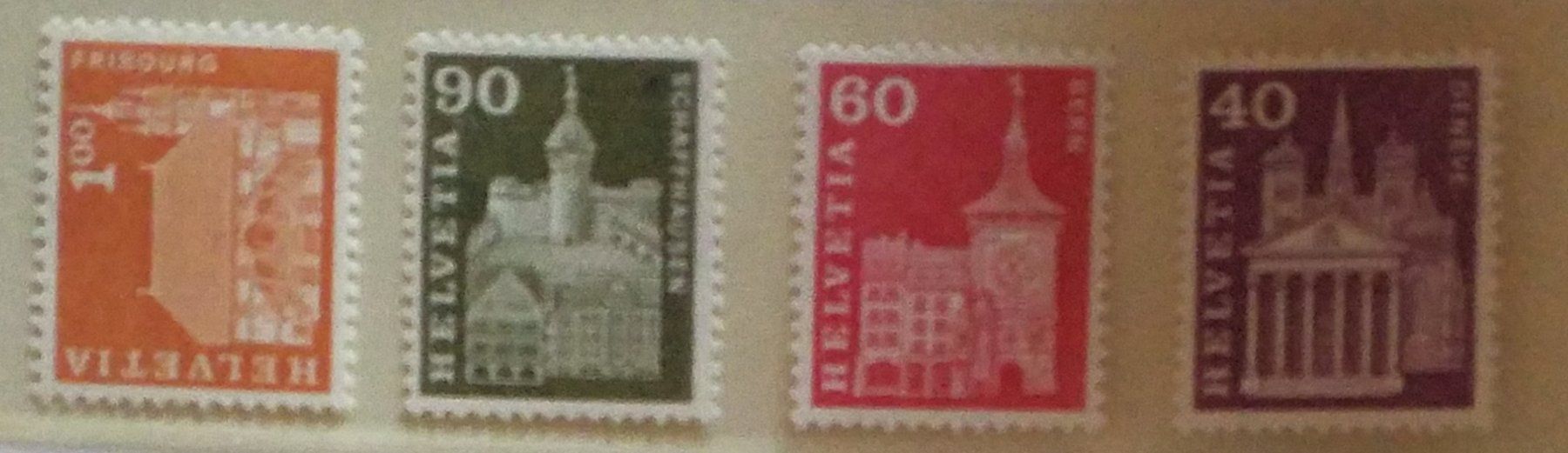 Tutti i francobolli: RO26) 362RM-369RM, Rollenmarken Satz postfrisch Kt.30.- – Nuovo (secondo la descrizione) da Baden venduto da Eggi 2