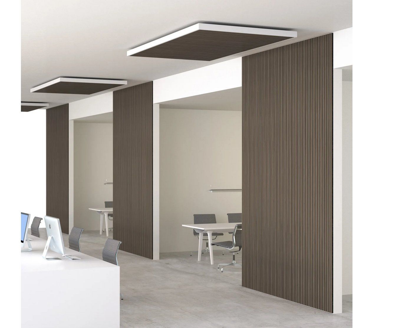 Altri accessori: 4er Set Akustikpaneele Sonic Wall Eiche dunkel – Nuovo (secondo la descrizione) da Steinhausen venduto da Retourenprofis 4
