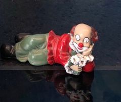 Sammelfigur Kunst Gilde Clown Zirkus Tischdeko Vintagedeko