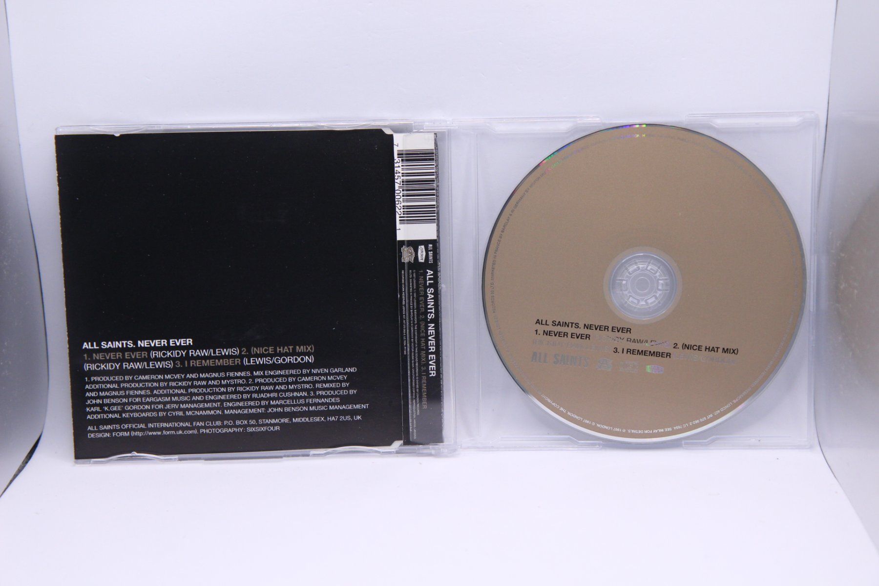 CDs: 3 Track Single CD All Saints – Never Ever – Gebraucht aus Ernetschwil von luisvonerni 1