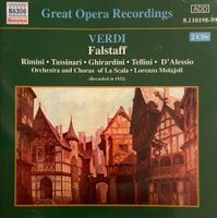 2 CDs Giuseppe Verdi - Falstaff • Lorenzo Molajoli • Rimini