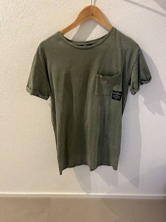 T-shirt dress Bershka Kaki