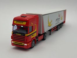 AWM 55094 1:87 Scania R4 Toplinie Planenauflieger Gschwend