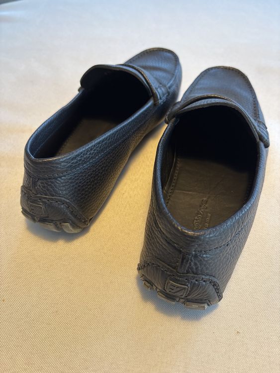 Zegna Leather Loafers EU 9.5 US 8.5 (43) 5