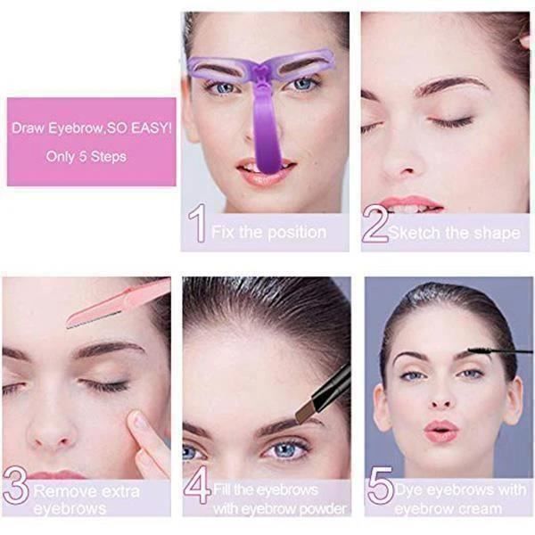 Make-up: Kit de Pochoir pour sourcils – Nuovo e nell'imballaggio originale da Gurmels venduto da Swisspod 1