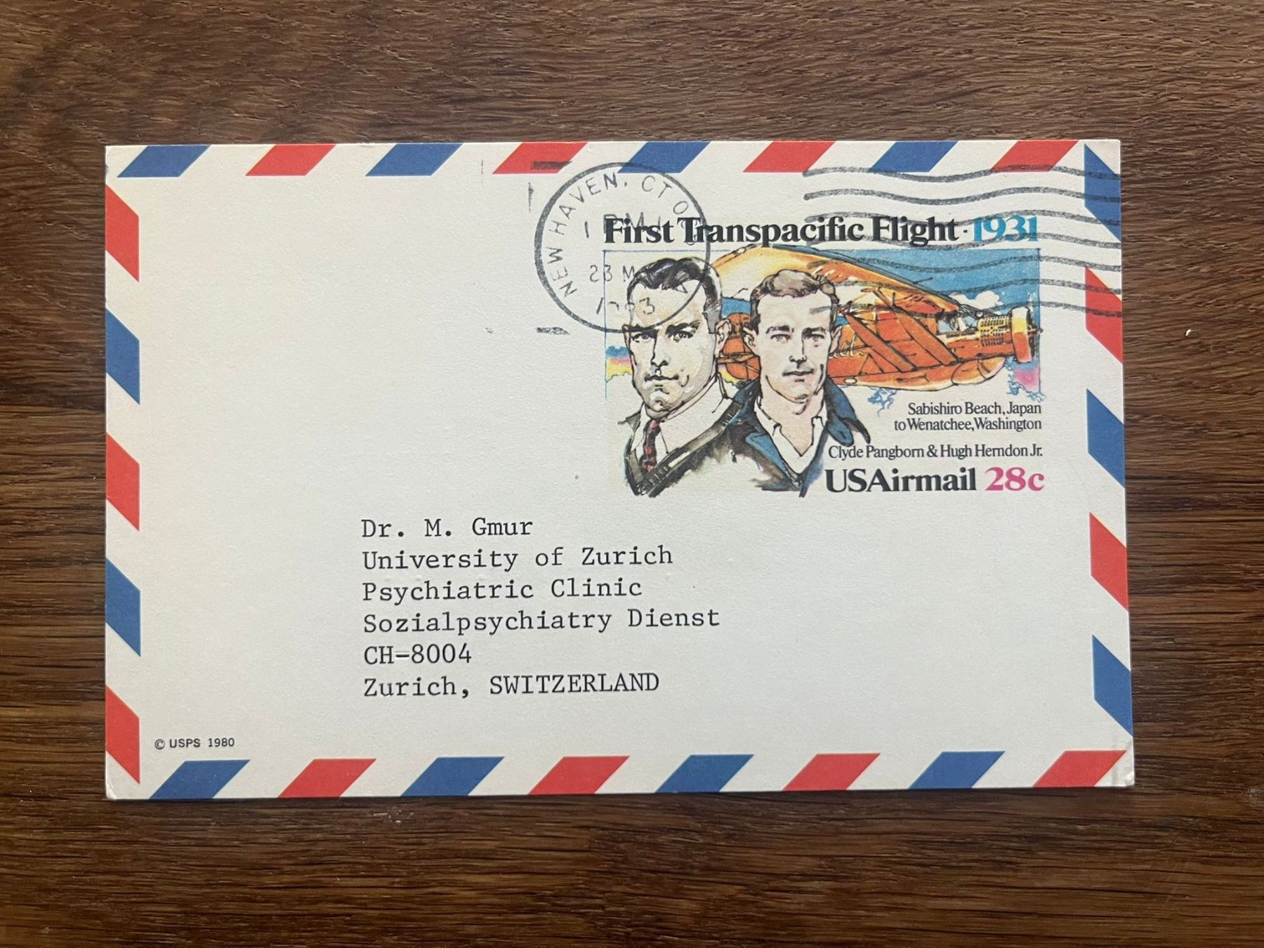 Tutti i francobolli: First Transpacific Flight Briefmarke, Umschlag 1980! – Nuovo (secondo la descrizione) da Schlieren venduto da mki_xfh9