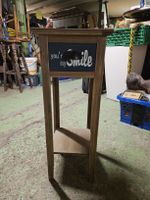 Beistelltisch Holz mit Schublade und Ablage