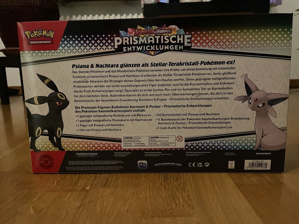 Pokémon Carte collezionabili: Pokemon Prismatic Evolutions Premium Figure Collection DE – Usato da Wallisellen venduto da ale_v9vd 3