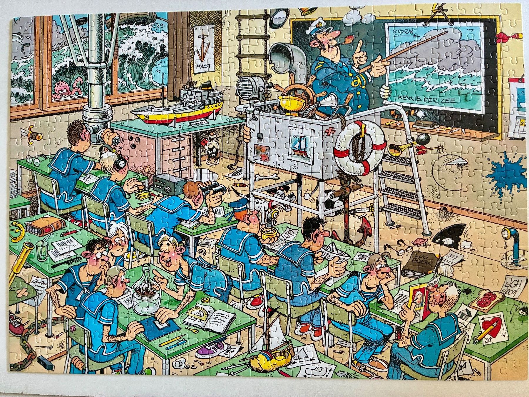 Puzzle: Puzzle JAN van HAASTEREN -Navy cadet training – Usato da Ammerzwil BE venduto da Frama0 1