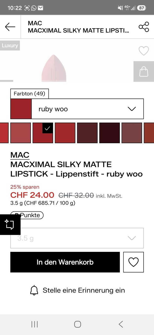 Mac Cosmetics Maquillage: MAC Lippenstift – Neuf (Voir description) à Basel par lilifee86 4