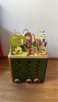 B. Toys Zany Zoo wooden activity cube acceptable