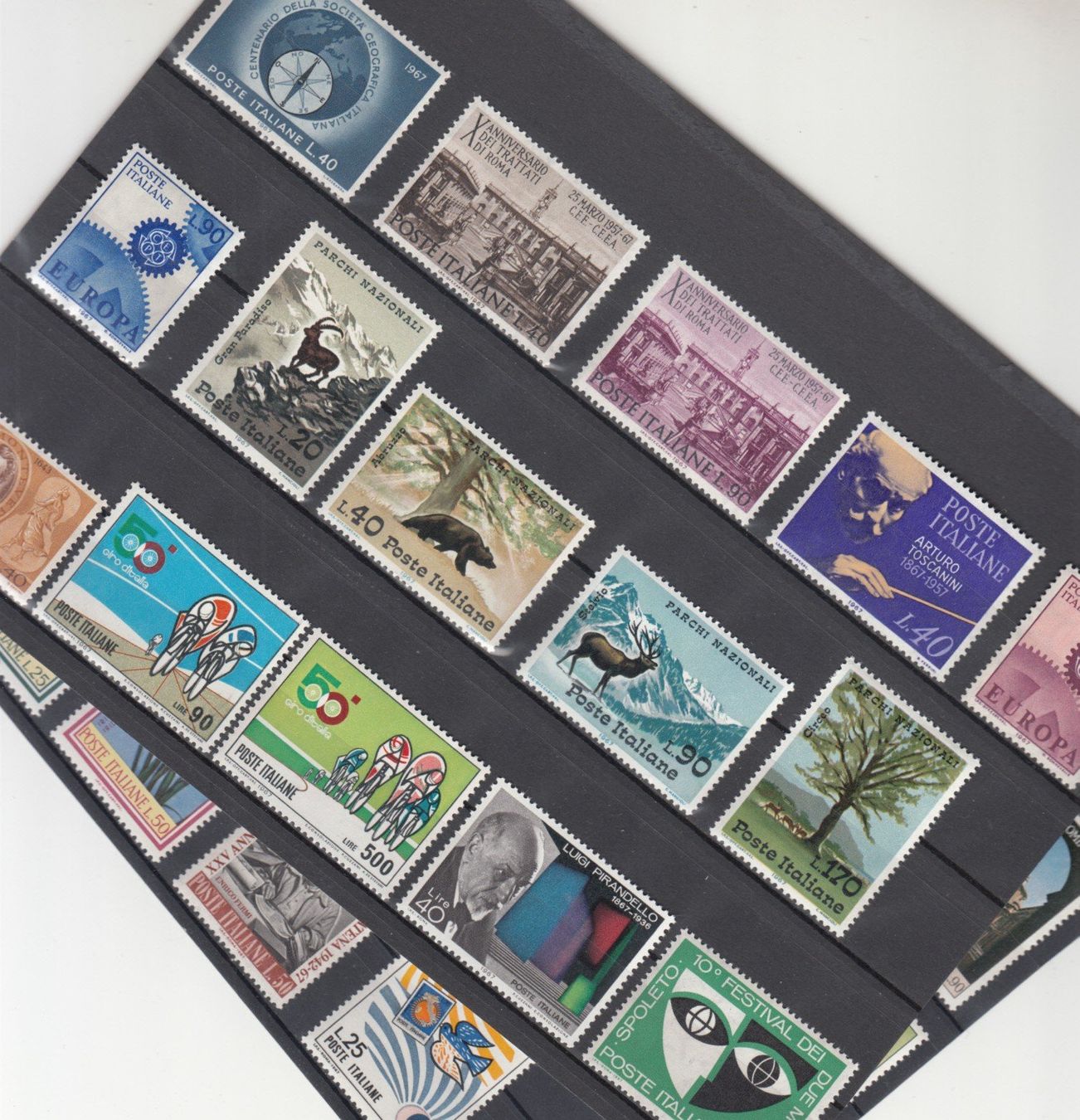 Alle Briefmarken: Italien 1967 postfrisch – Gebraucht aus Bürglen TG von StampGraf