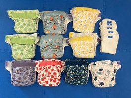 🧺 Bambino Mio – 10 wiederverwendbare Stoffwindeln inkl. Win