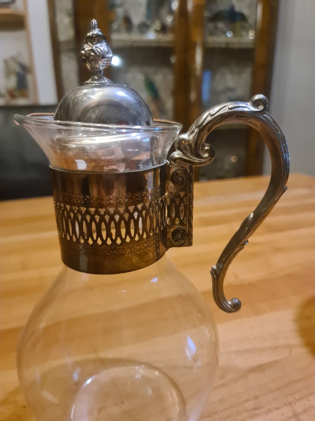 Caraffe: Glaskaraffe mit Stövchen – Usato da henau venduto da Rockj 2