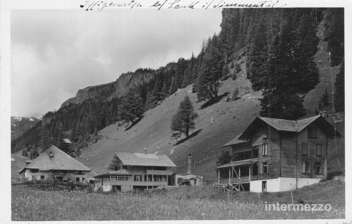 Cartoline postali: Iffigenalp BE // ca. 1950 Lenk Simmental – Usato da Basel venduto da intermezzo12