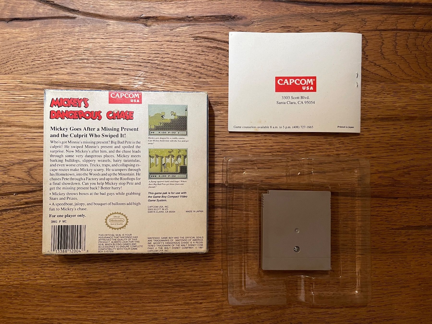Nintendo Giochi: Mickey's Dangerous Chase Game Boy Capcom in OVP – Usato da Zuerich venduto da Dorsi 1