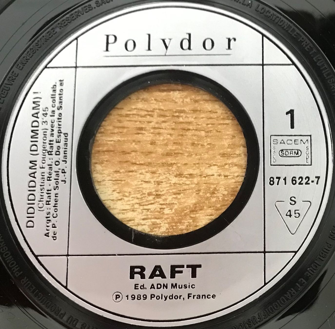 Dischi in vinile: RAFT - DIDIDIDAM – Usato da Bussigny venduto da vinyl-pas-cher 2