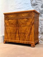 M0073 Biedermeierstil Kommode Nussbaum um 1880 4 Schubladen