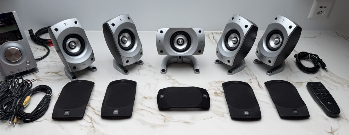 Logitech Casse acustiche: Logitech Z-5500 Digital 5.1 THX Surround-System  Komplett – Usato da Zürich venduto da Syossmen 6