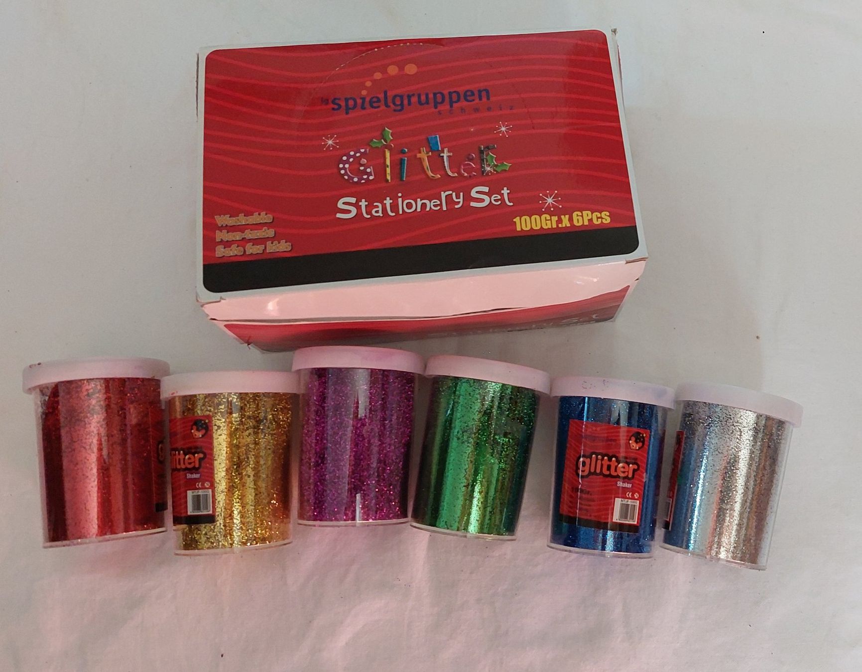 Bastelsets: Glitter Set 6er – Gebraucht aus Uitikon Waldegg von Smeragol
