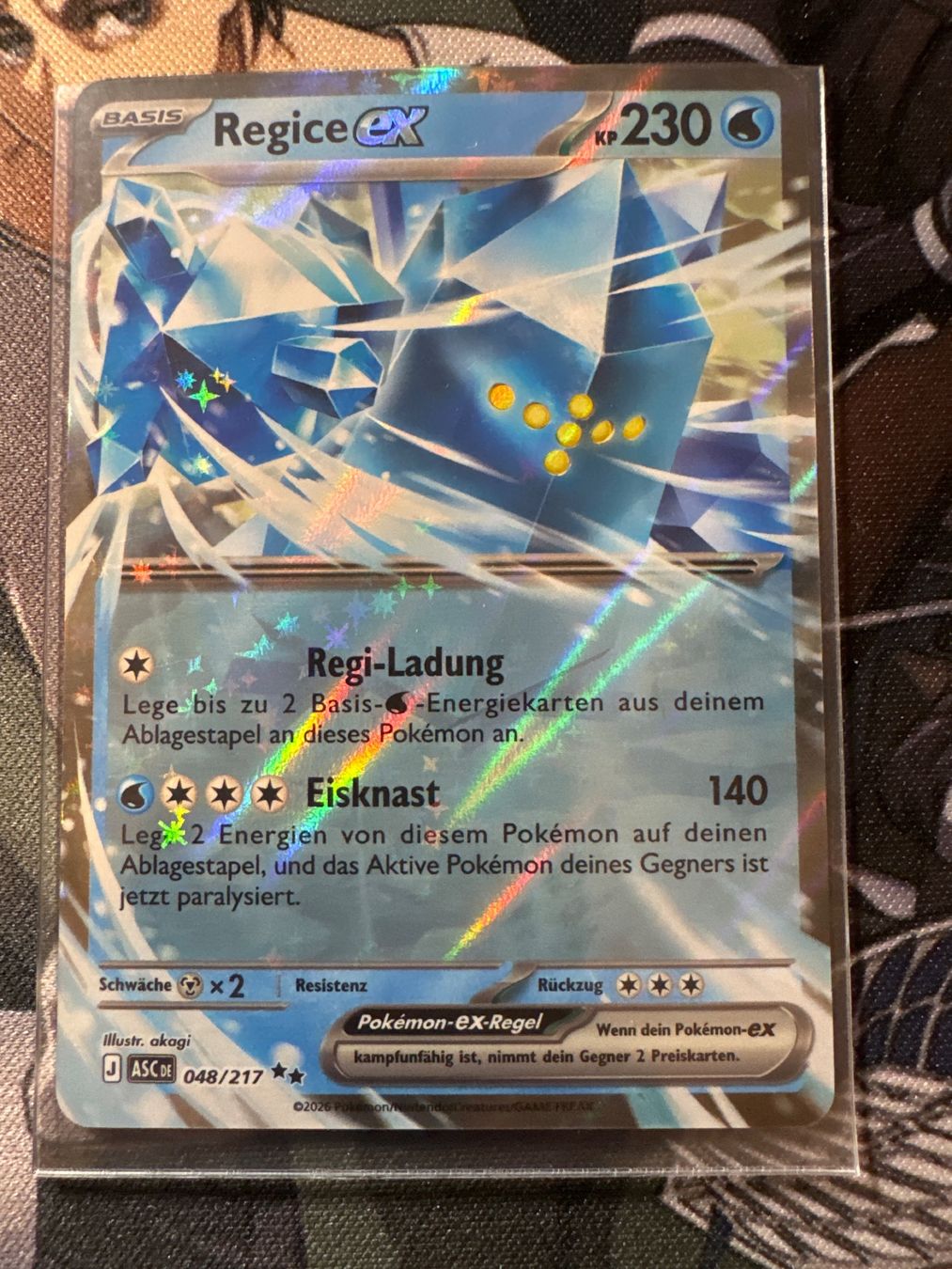 Pokémon Carte collezionabili: Regice ex ASC048 DE - Erhabene Helden – Nuovo (secondo la descrizione) da Wil SG venduto da Prof.Eich