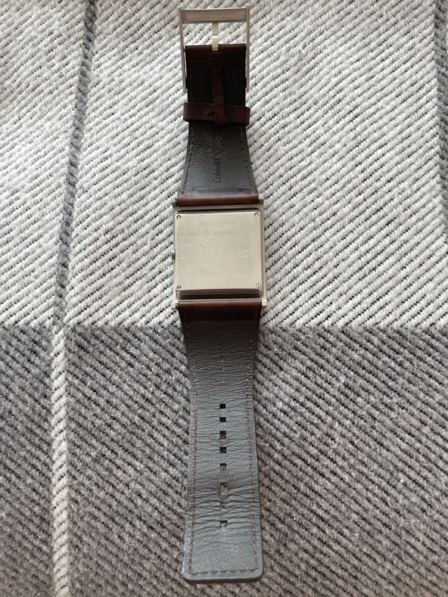 Calvin Klein Orologi: Calvin Klein Jeans Watch used date display square – Usato da Zug venduto da Zuger1987 1