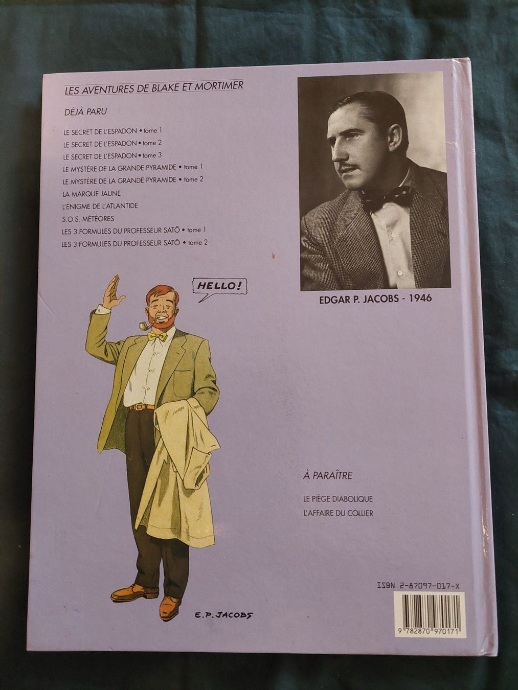 Fumetti: Blake et Mortimer Les 3 Formules Du Pr. SatO T.2 Ed. 1990 – Usato da Genève venduto da Blu_BD 1