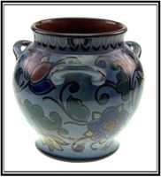 Kugelvase mit 3 Henkeln Adolf Schweizer, Steffisburg um 1920